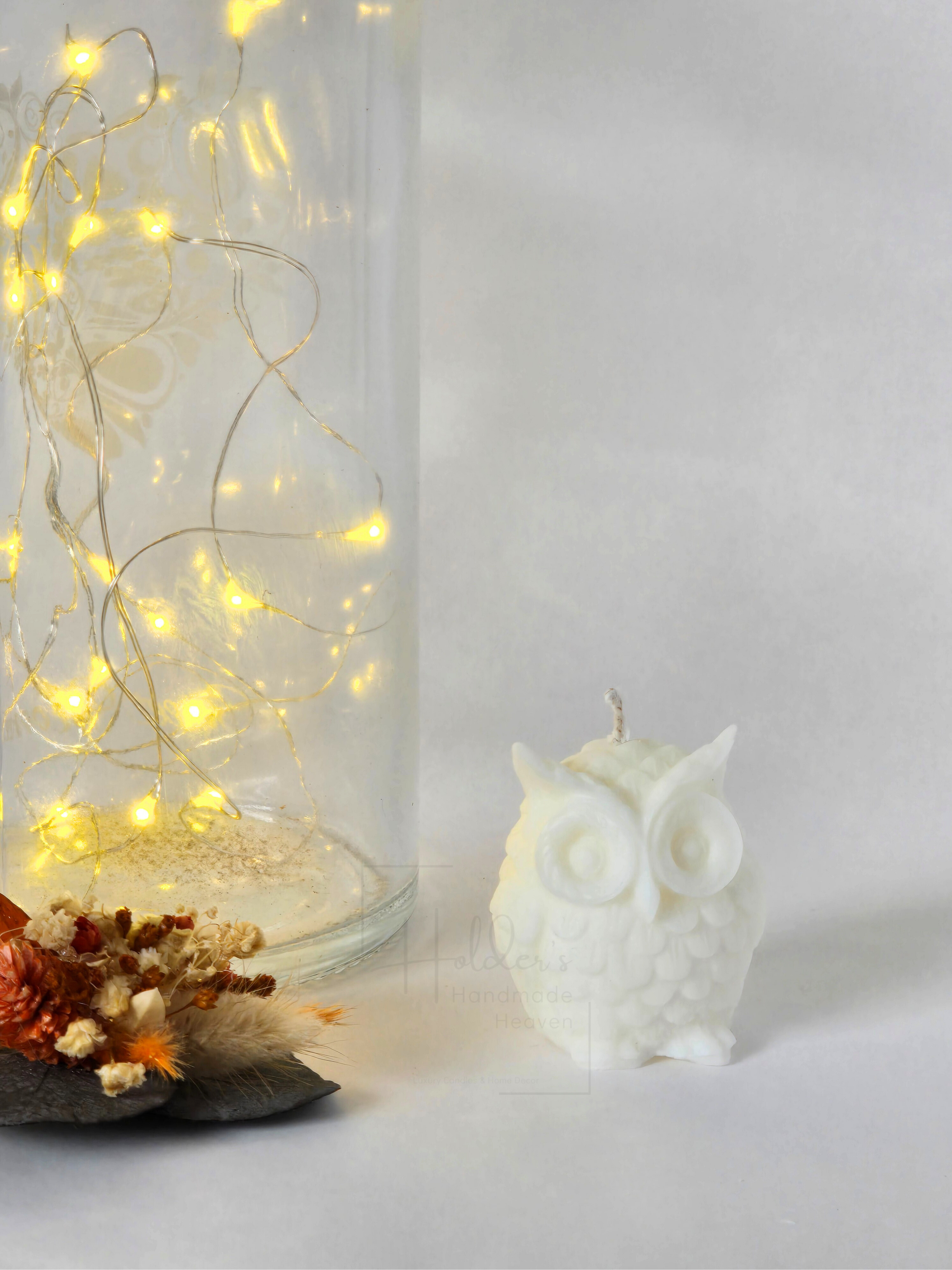 Owl Candle Small