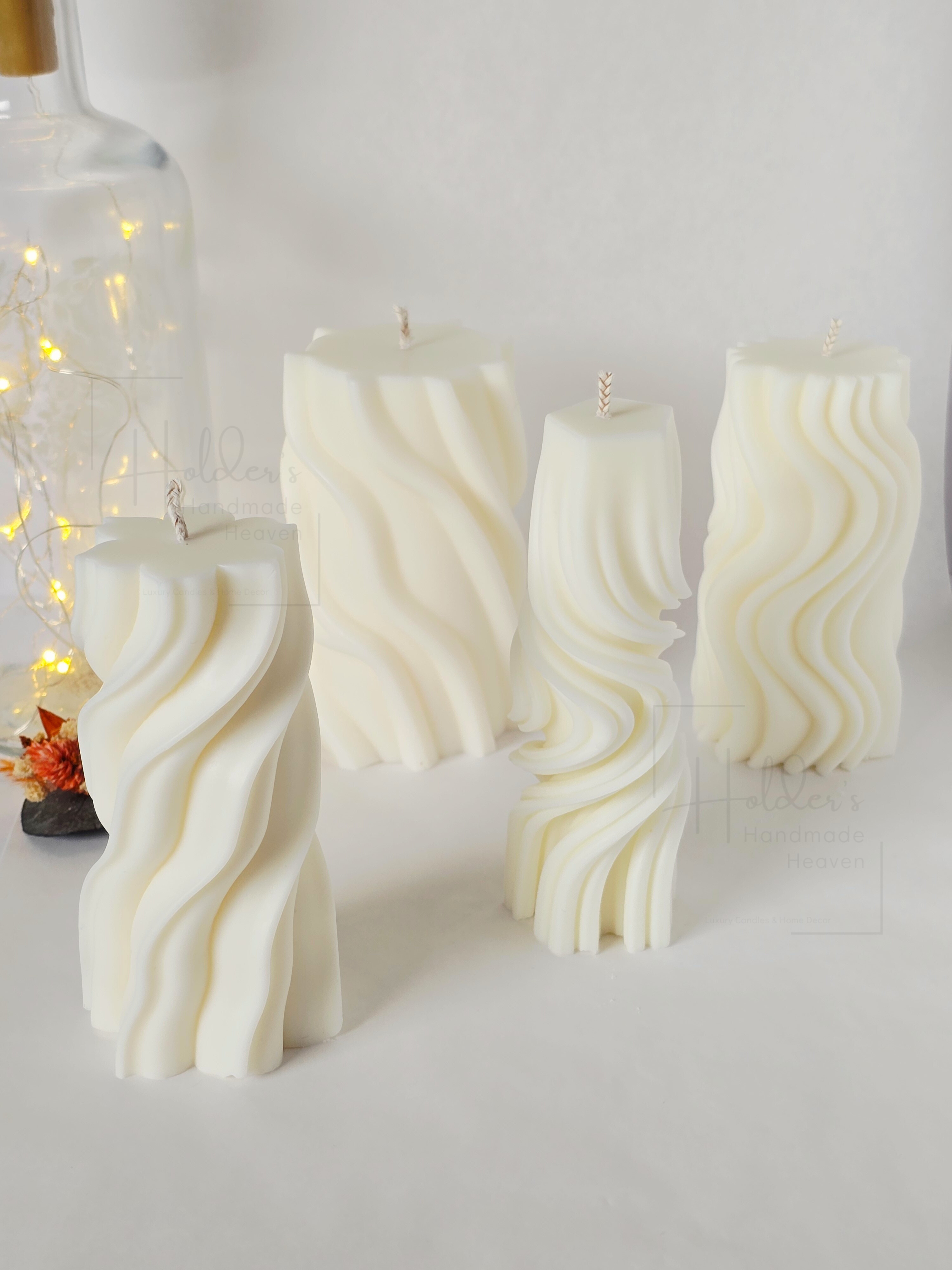 Abstrakte Skulpturenkerzen